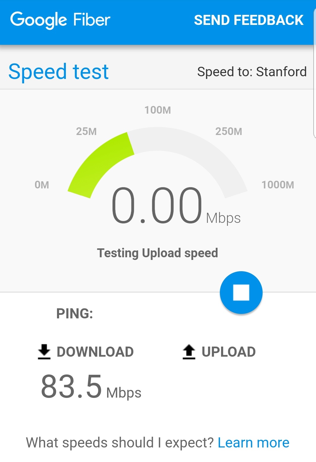 Google Speed Test on Mobile AGoogle Speed Test on Mobile