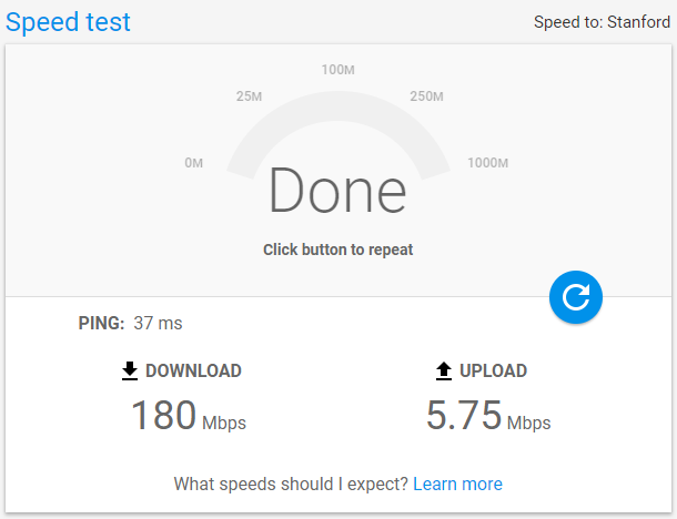 Google Internet Speed Test on Desktop AGoogle Internet Speed Test on Desktop